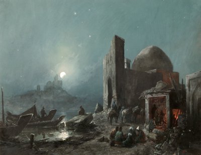 Une scène de la vie en Asie centrale, 1887 - Nikolai Nikolayevich Karasin