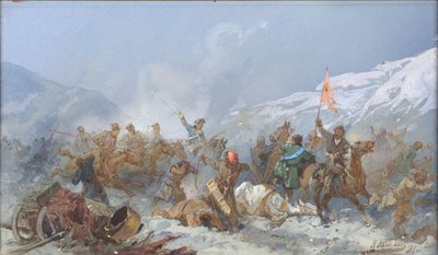Combat avec les troupes de Pougatchev, 1891 - Nikolai Nikolayevich Karasin
