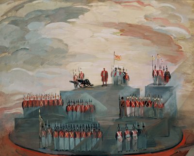 Décor de scène pour l