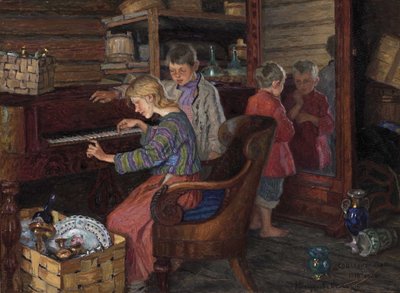 La socialisation, 1918 - Nikolai Petrovich Bogdanov Belsky