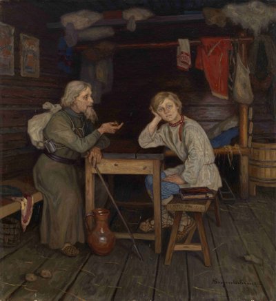 Jeune moine, 1889 - Nikolai Petrovich Bogdanov Belsky