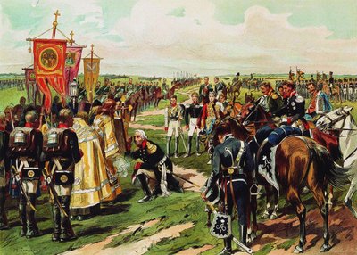 Maréchal Mikhaïl Koutouzov avant la bataille de Borodino, 1912 - Nikolai Semyonovich Samokish