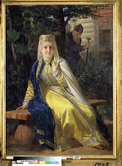 Vassilissa Melentieva et le tsar Ivan IV le Terrible - Nikolai Vasilievich Nevrev