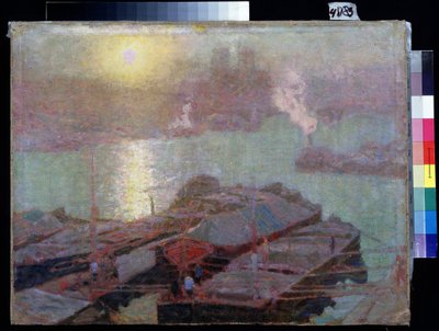 La Seine à Paris - Nikolai Vasilyevich Dosekin