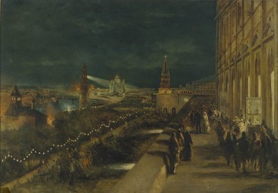 Illumination de Moscou à l