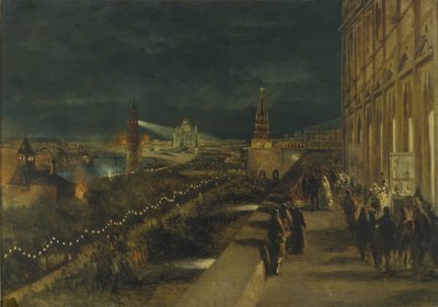 Illumination de Moscou à l