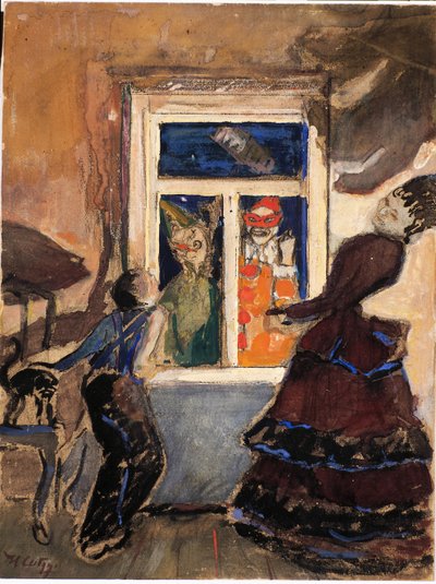 Mummers, 1908 - Nikolaj Nikolaevic Sapunov