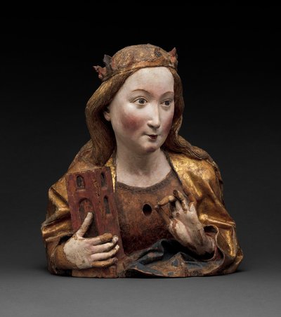 Buste reliquaire de Sainte Barbe, c.1465 - Nikolaus Gerhaert von Leyden