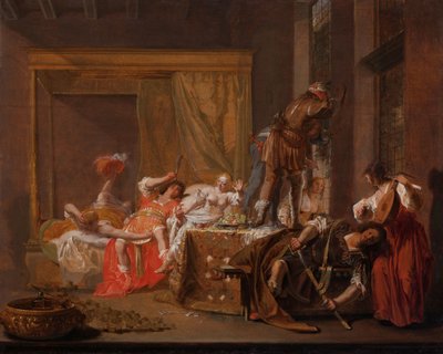 Scène du mariage de Messaline et Gaius Sillius, vers 1645-1650 - Nikolaus Knüpfer