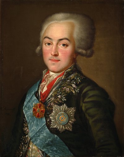 Portrait du comte Nikolaï Petrovitch Cheremetiev 1751-1809, 1798 - Nikolay Ivanovich Argunov