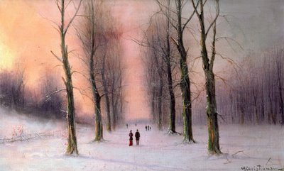Scène de neige - Parc de Wanstead - Nils Hans Christiansen