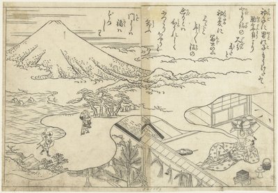 Rêvant du Fuji - Nishikawa Sukenobu (attributed to)