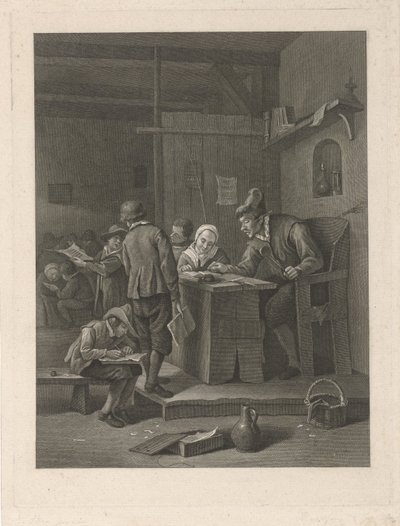 Salle de classe avec enseignant et enfants - Noach van der Meer (II)