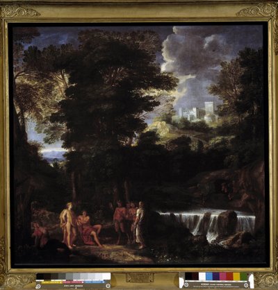 Marsyas jouant de la flûte devant Apollon et Midas - Noël Coypel