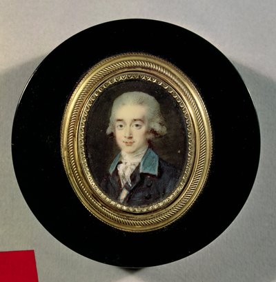 Portrait miniature du comte Hans Axel von Fersen (1755-1810) - Noel Halle