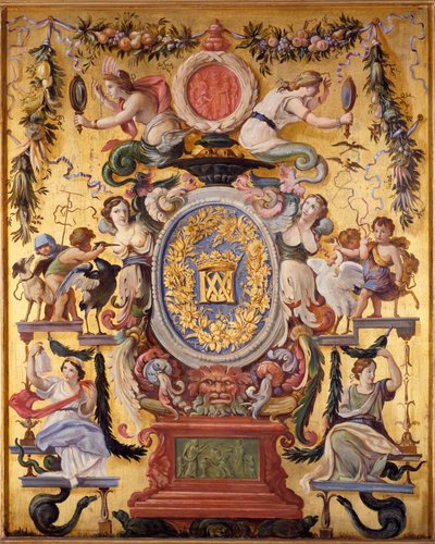 Panneau décoratif du cabinet de la maréchale de Meilleraye au Pavillon de l