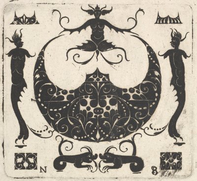 Bague en forme de lune et figures grotesques, vers 1620-30 - Noel Rouillard