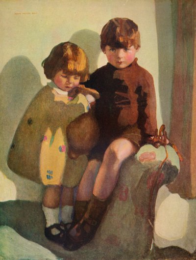 Ian et Rosemary, vers 1923 - Norah Neilson Gray