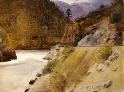 Hell Gate Canyon, rivière Fraser, Canada - Norman Garstin