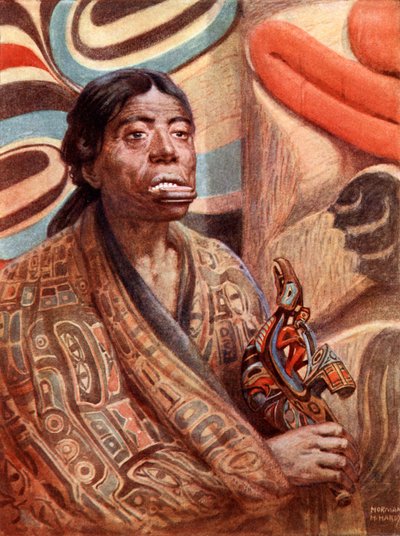 Une femme Haida de l