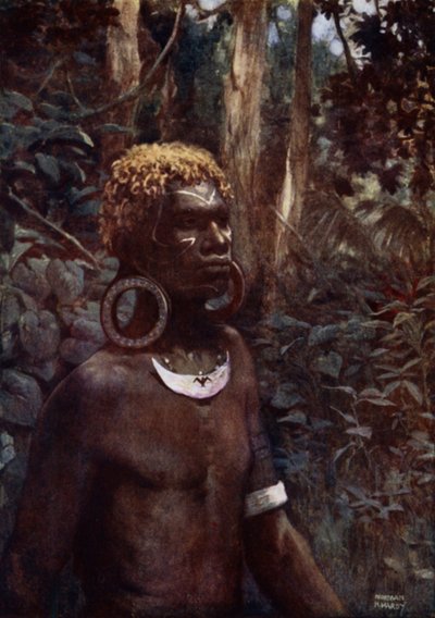 Un autochtone de Rubiana, Îles Salomon - Norman Hardy