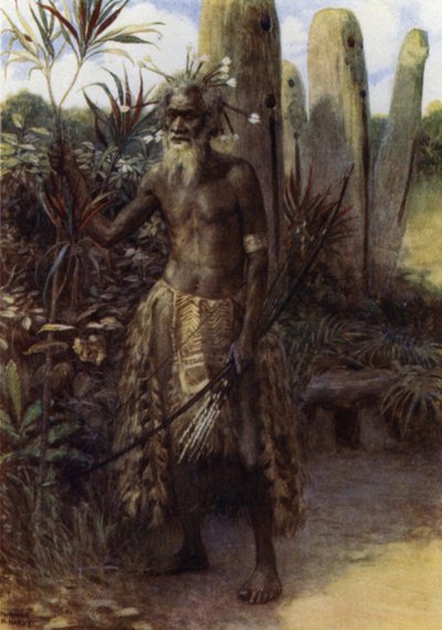 Un homme sacré, Aoba, Nouvelles-Hébrides - Norman Hardy