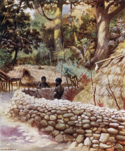 Maison du chef, Ambryn, Nouvelles-Hébrides - Norman Hardy