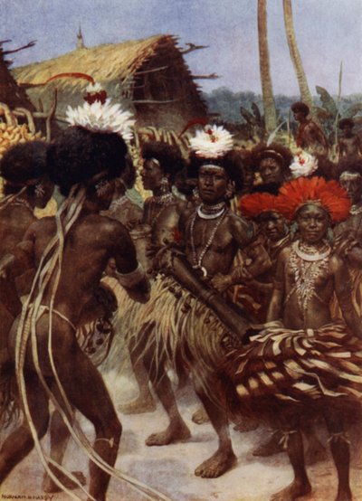 Danse de la récolte, Nouvelle-Guinée - Norman Hardy