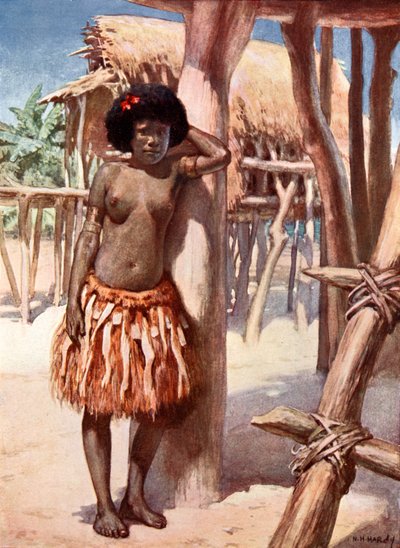 Femme du district de Rigo : Nouvelle-Guinée britannique - Norman Hardy