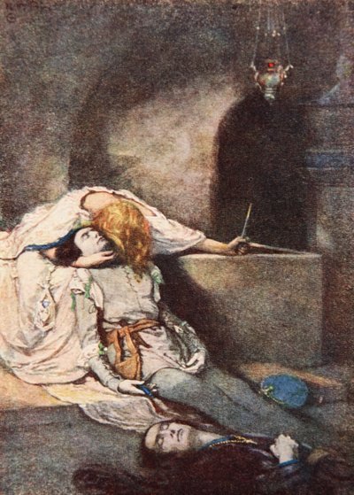 Roméo et Juliette, Acte V Scène 3, illustration de 