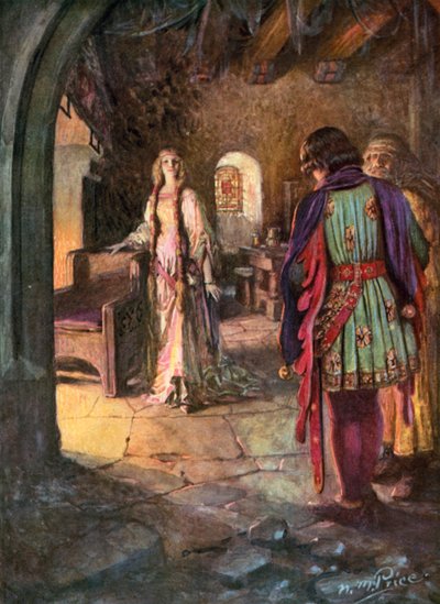 Tennyson, Le Mariage de Geraint - Norman Mills (after) Price