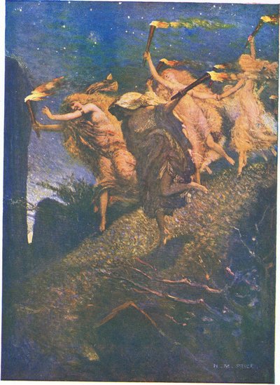 La première nuit de Walpurgis: "À travers l