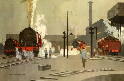 Dépôts de locomotives de Camden Town - Norman Wilkinson