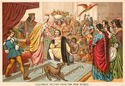 Le retour de Colomb du Nouveau Monde - North American