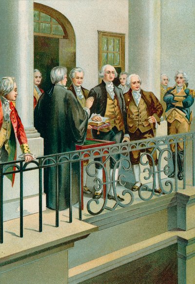 George Washington prêtant serment en tant que Président - North American