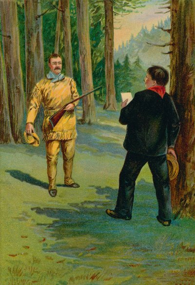 Theodore Roosevelt appelé au chevet du président mourant - North American