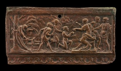 Les trois fils avec le cadavre de leur père - North Italian 15th or 16th Century