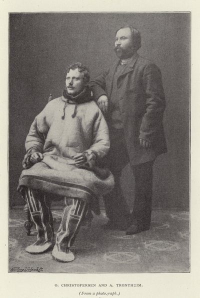 O Christofersen et A Trontheim (photo n/b) - Norwegian Photographer