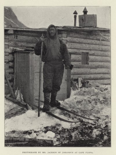 Photographie de M. Jackson de Johansen au Cap Flora - Norwegian Photographer
