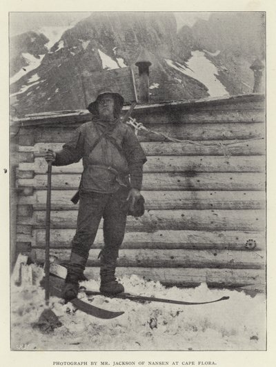 Photographie de M. Jackson de Nansen au Cap Flora - Norwegian Photographer