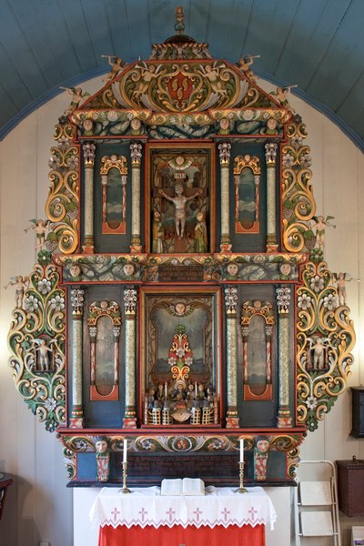 Retable, église de Mo I Rana, 1765 - Norwegian School