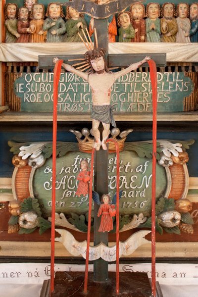 Christ en croix (détail) - Norwegian School