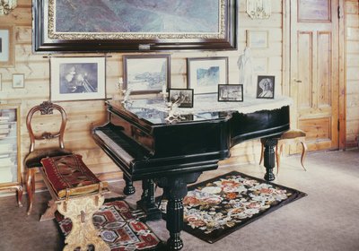 Intérieur du salon dans la maison d