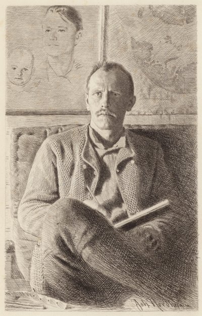 Portrait de Fridtjof Nansen - Norwegian School