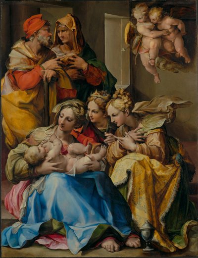 Sainte Famille avec les saintes Anne, Catherine d
