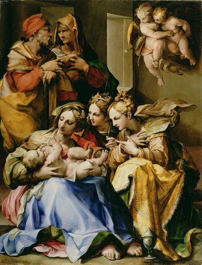 Sainte Famille avec Sainte Anne, Catherine d
