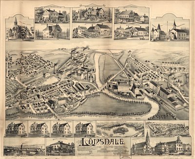 Lonsdale, Rhode Island, 1888 - O.H. Bailey and Co.