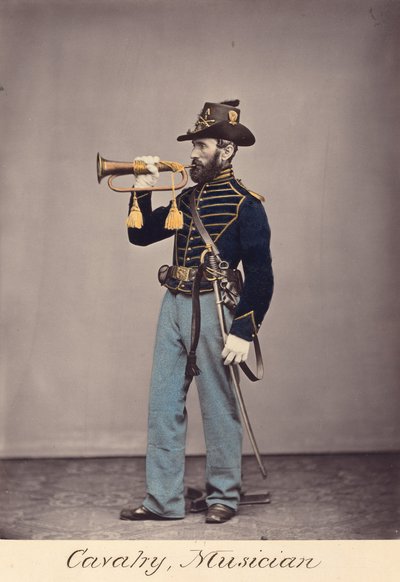 Cavalier, musicien - O.H. Willard