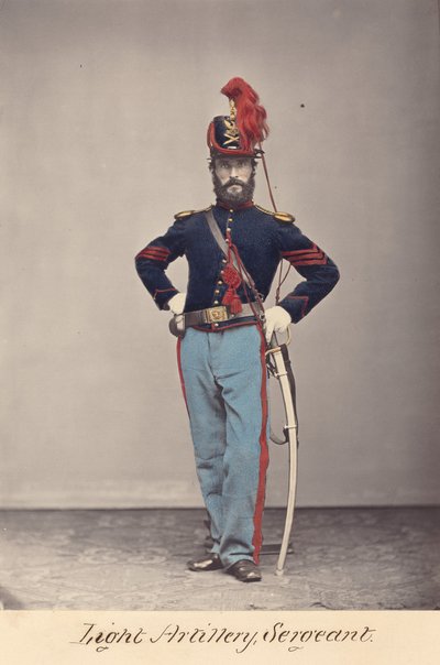 Artillerie légère, sergent - O.H. Willard