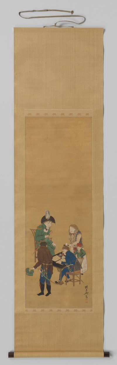 Philipp Franz von Siebold, maître en chef à Deshima - Obunsai (signed by artist)